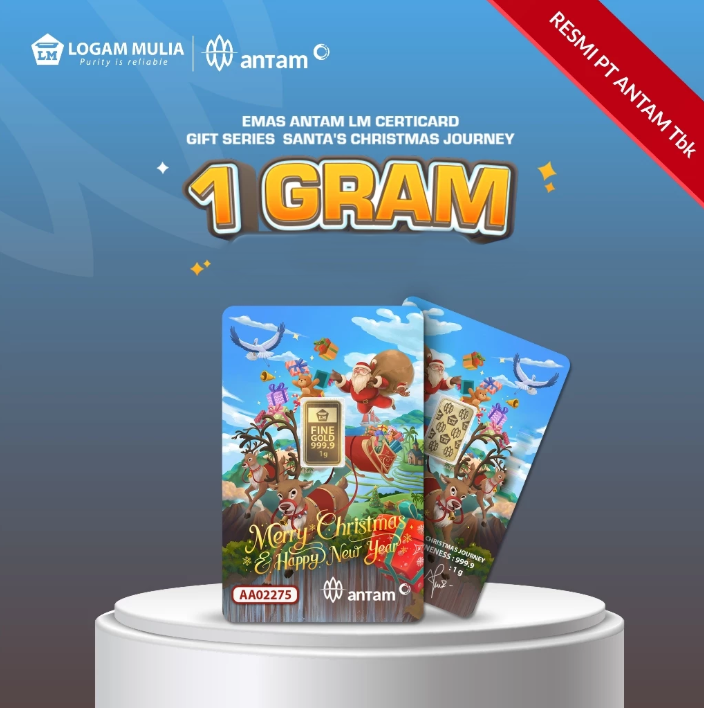 Emas Antam LM Gift Series Santa’s Christmas Journey
